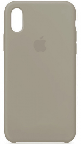Задняя накладка Soft Touch для Apple iPhone XS Max капучино
