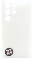 Силиконовый чехол для Samsung Galaxy S23 Ultra с защитой камеры прозрачный