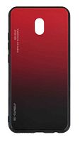 Силиконовый чехол для Xiaomi Redmi 8A градиент красный