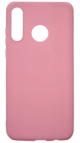 Силиконовый чехол для Huawei P30 Lite/Honor 20S ультратонкий розовый