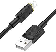 Кабель USB - 8 pin HOCO U109 1.2м 2.4A чёрный
