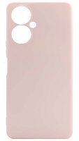 Силиконовый чехол Soft Touch для Tecno Camon 19 бледно-розовый