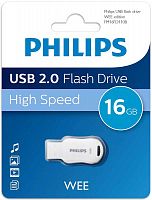 16GB флэш драйв Philips WEE 2.0, USB 2.0 белый