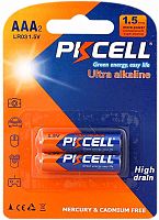 Батарейка PKCELL LR03-2B тип - AAA 2 шт в блистере