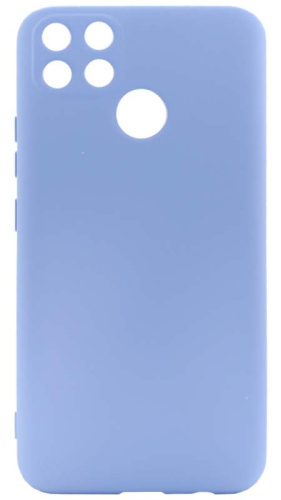 Силиконовый чехол для Realme C25/C25s soft голубой