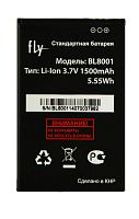 Аккумуляторная батарея FLY IQ436/436i/4490 (BL8001) 1500 mAh 100%ОРИГИНАЛ