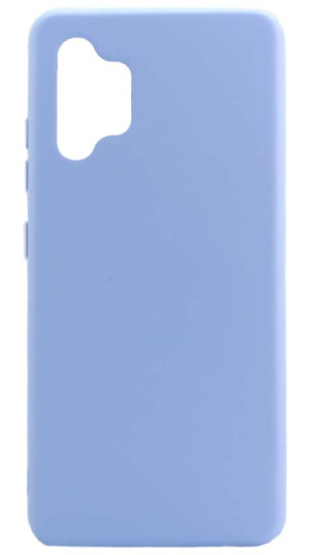 Силиконовый чехол Soft Touch для Samsung Galaxy A32/A325 бледно-голубой
