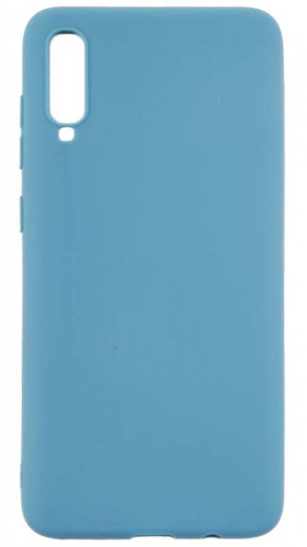 Силиконовый чехол для Samsung Galaxy A70/A705 морской синий