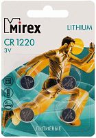 Батарейка MIREX CR21220-4BL Lithium 3В 4 шт в блистере