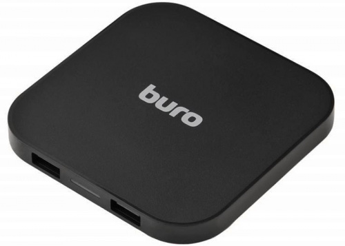 Беспроводное зарядное устройство Buro Q8 1A универсальное кабель microUSB черный