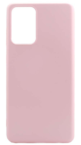 Силиконовый чехол Soft Touch для Samsung Galaxy A72/A725 бледно-розовый