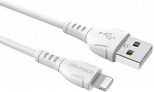 Кабель USB - Apple 8 pin Borofone BX51 Triumph 1.0м 2.4A белый