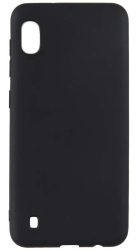 Силиконовый чехол для Samsung Galaxy A10/A105 матовый чёрный