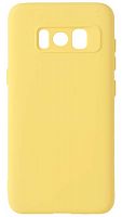 Силиконовый чехол Soft Touch для Samsung Galaxy S8/G950 желтый