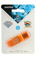 8GB флэш драйв Smart Buy Glossy Series оранжевый