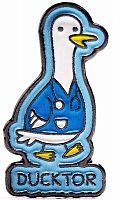 Наклейка объемная металлическая Ducktor