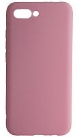 Силиконовый чехол для Huawei Honor 10 матовый розовый