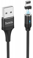 Кабель USB - Apple 8 pin HOCO U76 2.4A 1.2м черный