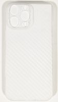 Задняя накладка Maxora для Apple iPhone 16 Pro Max карбон прозрачный