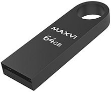 64GB флэш драйв Maxvi темно-серый (FD64GBUSB20C10MK)