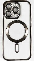 Силиконовый чехол для Apple iPhone 16 Pro MagSafe титан