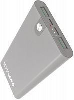 Внешний аккумулятор Exployd EX-PB-905 Classic Slim 10000mAh 2 USB индикатор 2.1A серебро
