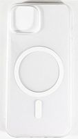 Задняя накладка MagSafe для Apple Iphone 13/14 матовый белый