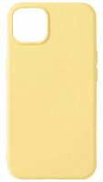 Силиконовый чехол Soft Touch для Apple iPhone 13 желтый