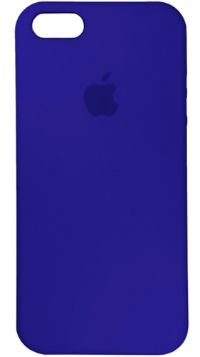 Задняя накладка Soft Touch для Apple iPhone 5/5S/SE ярко-синий