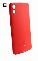 Силиконовый чехол Cherry для HTC Desire 825 матовый красный