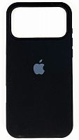 Задняя накладка Soft Touch для Apple iPhone 17 Pro Max чёрный
