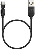 Кабель USB - Type-C Maxvi MC-19T черный