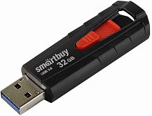 32GB флэш драйв Smart Buy IRON, черно/красный