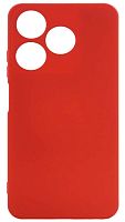 Силиконовый чехол для Tecno Spark10/Spark 10C Soft красный
