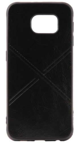 Силиконовый чехол для Samsung Galaxy S6/G920 Santa Barbara под кожу черный