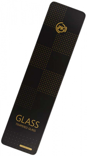 Противоударное стекло WK для Apple iPhone 7/8 Plus с чехлом силиконовый край чёрный