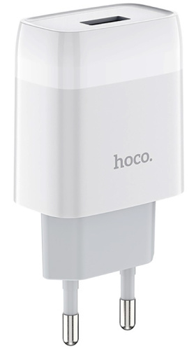 СЗУ 1 USB HOCO C72A Glorious 2100mA белый