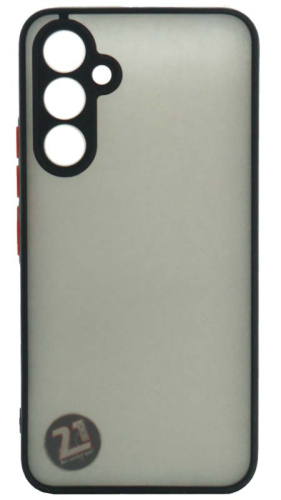 Силиконовый чехол для Samsung Galaxy A54/A546 хром черный