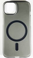 Задняя накладка MagSafe для Apple Iphone 13/14 матовый черный