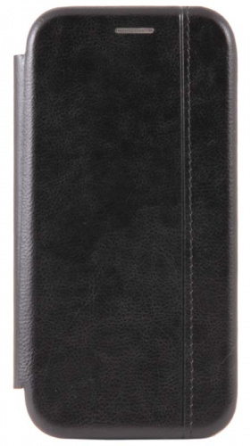 Чехол-книга OPEN COLOR для Huawei Honor 9S с прострочкой черный