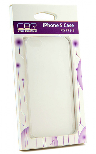 Чехол CBR для Iphone 5/5S FD 371-5 White, FD 371-5 White