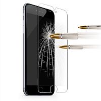 Противоударное стекло для Apple iPhone 6/6S c силиконовыми краями чёрный
