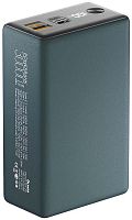 Внешний аккумулятор QX-30, 30000mAh, 22.5W, QuickCharge3.0/PowerDelivery, LCD, темно-зеленый, OLMIO