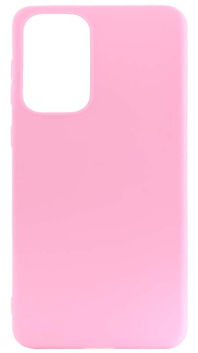 Силиконовый чехол для Samsung Galaxy A33/A336 матовый розовый