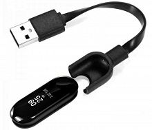 Кабель USB - Mi Band 3 XIAOMI 0.15м 1A чёрный
