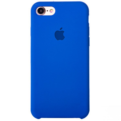 Задняя накладка Soft Touch для Apple iPhone 7/8 синий