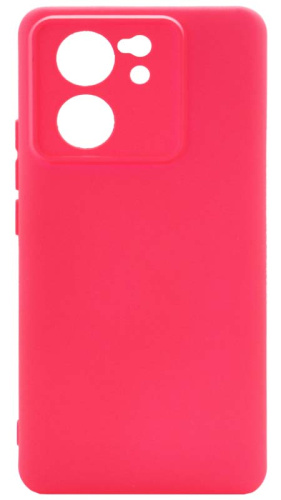 Силиконовый чехол для Xiaomi 13T/13T Soft неоновый розовый