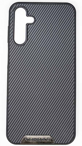 Силиконовый чехол для Samsung Galaxy A15/A155 карбон R.MBMAX черный