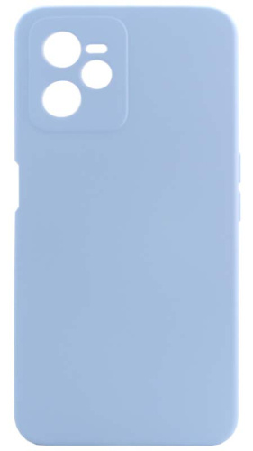 Силиконовый чехол для Realme C35 Soft светло-голубой