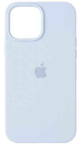 Задняя накладка Soft Touch для Apple Iphone 13 Pro Max бледно-голубой